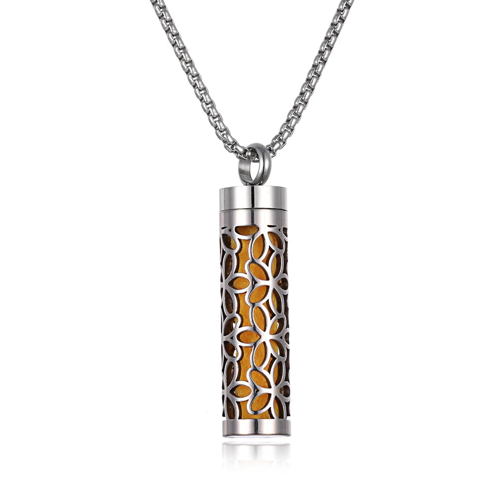 Aromatherapy Necklace; Scented Open Locket Jewelry