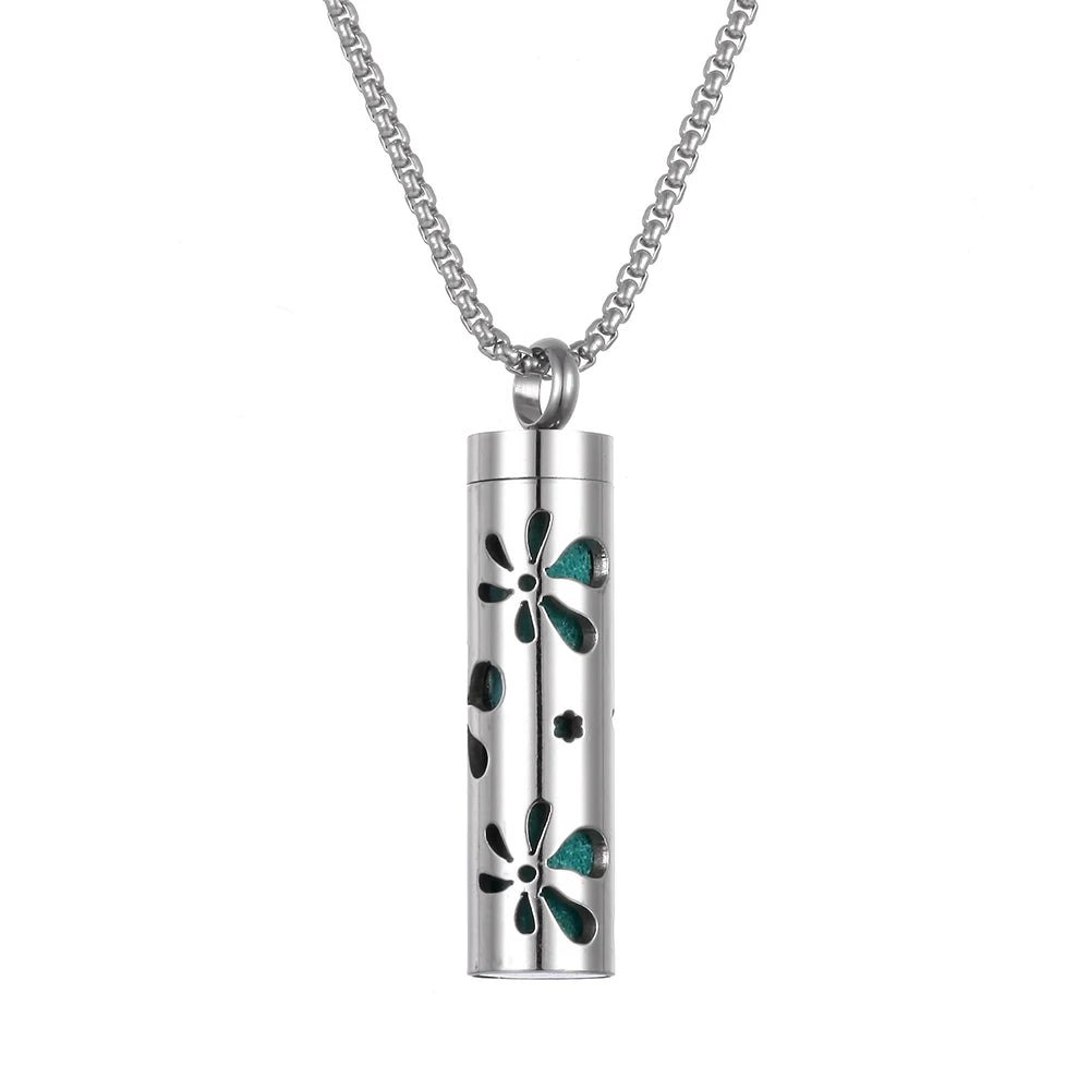 Aromatherapy Necklace; Scented Open Locket Jewelry